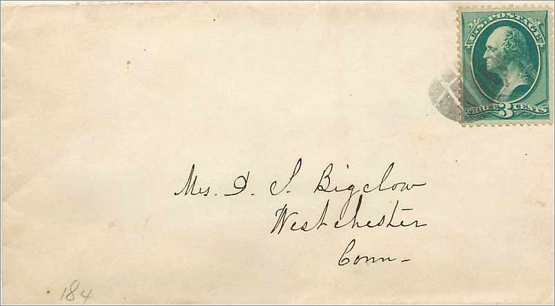 Lettre Cover Etats-Unis 3c