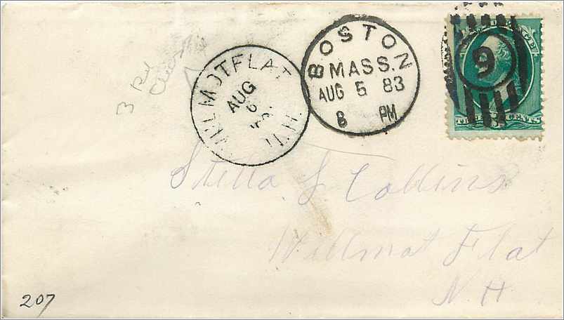 Lettre Cover Etats-Unis 3c Boston 