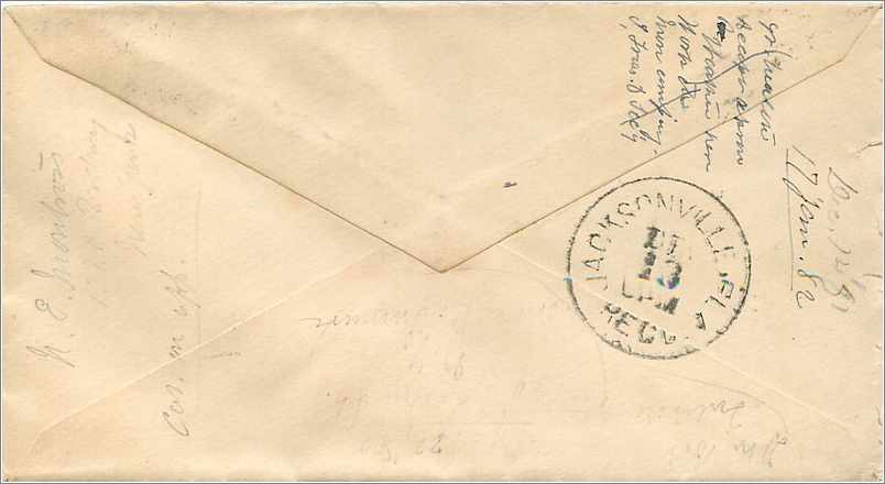 Lettre Cover Etats-Unis 3c Philadelphia — Verso