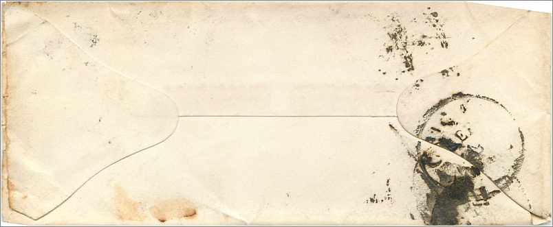 Lettre Cover Etats-Unis 3c *2 Marengo — Rückseite