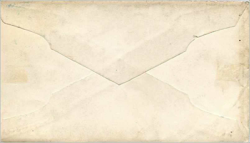 Lettre Cover Etats-Unis 3c Rushville — Verso