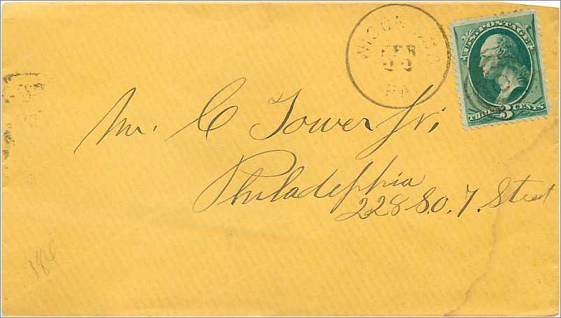 Lettre Cover Etats-Unis 3c 