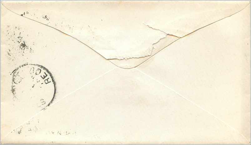 Lettre Cover Etats-Unis 3c Philadelphia — Verso
