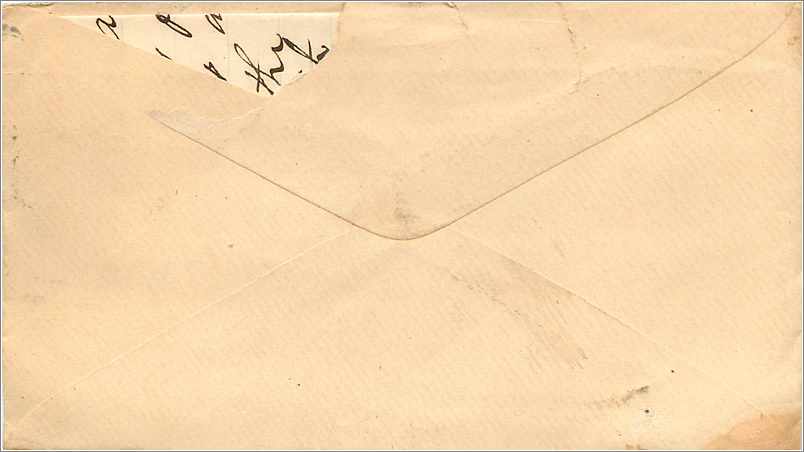 Lettre Cover Etats-Unis 2c Troy — Rückseite