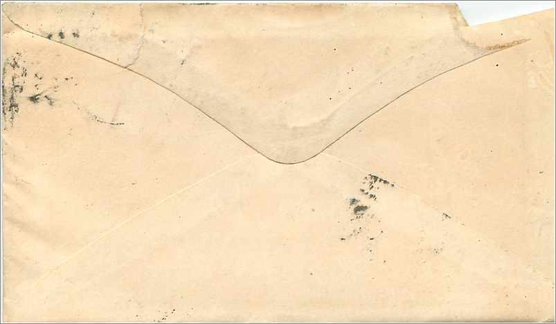 Lettre Cover Etats-Unis 3c Adrian — Verso