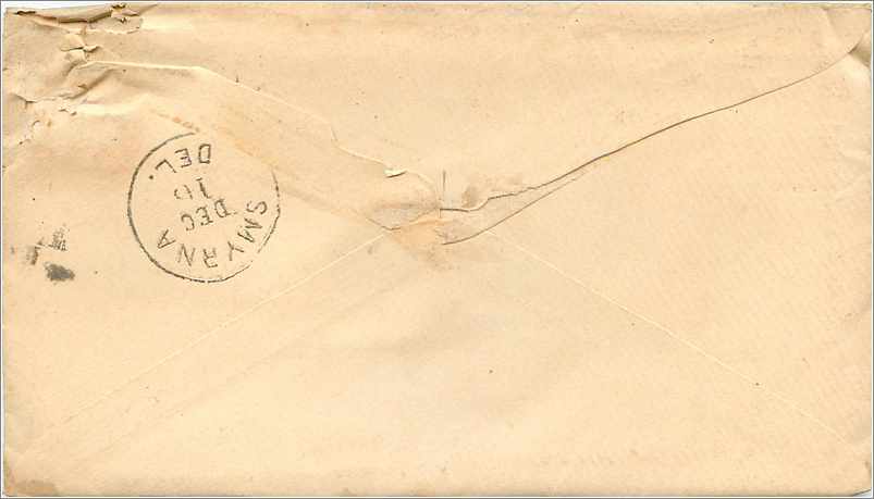 Lettre Cover Etats-Unis 2c Troy Rice & Gordinier 1884 — Verso