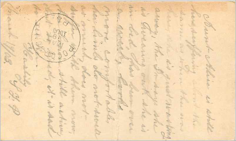 Lettre Cover Etats-Unis 1c Darby Mc Kinley — Rückseite