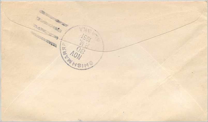 Lettre Cover Etats-Unis 3c 1949 Saint Michael Alaska Polar Theme Polaire — Verso