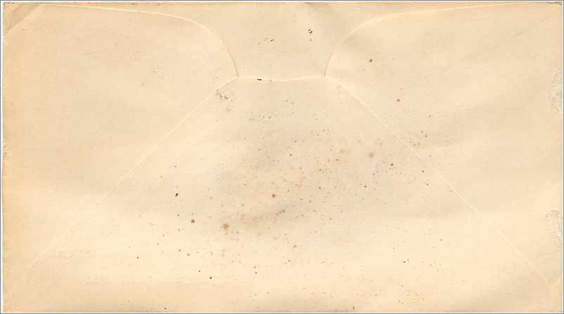 Lettre Cover Etats-Unis 1/2 block of 4 Philadelphia Naval Hospital 1938 Rare — Rückseite