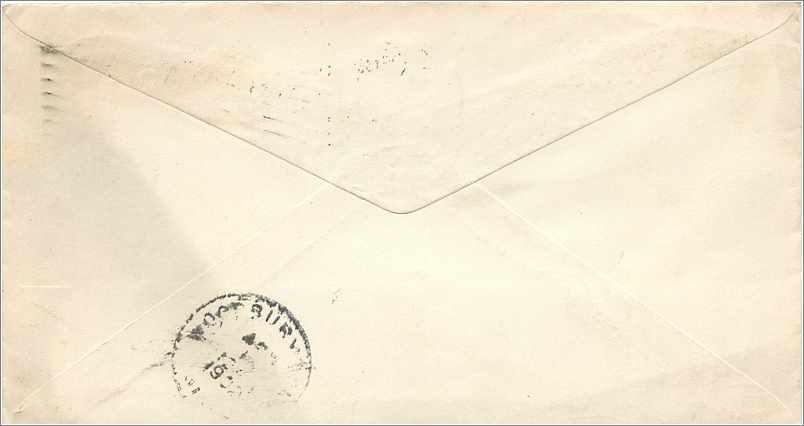 Lettre Cover Etats-Unis 2c Waterbury 1902 Iner Seal  — Rückseite