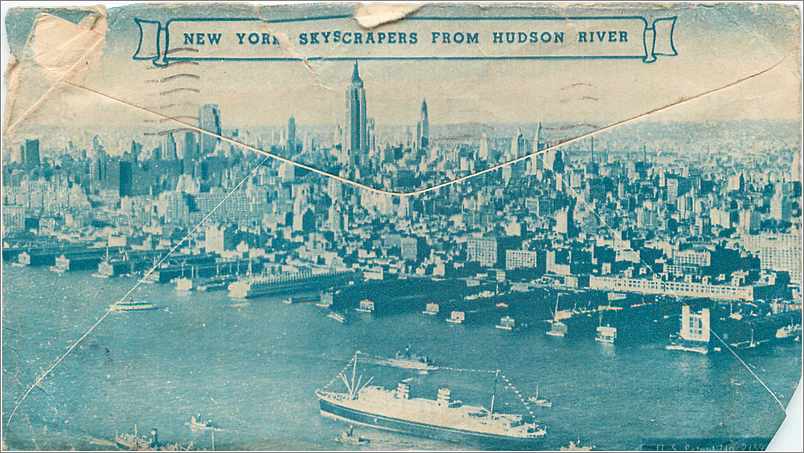 Lettre Cover Etats-Unis Wash Bridge 1939 — Rückseite