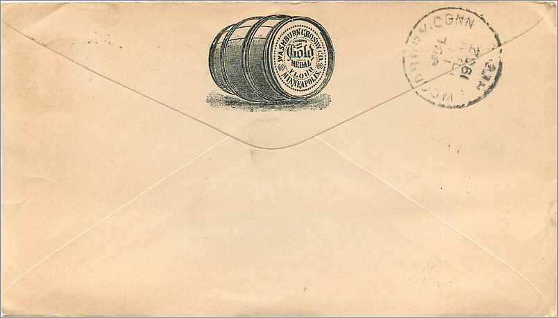 Lettre Cover Etats-Unis 2c Dewell Grocers New Haven 1902 — Back