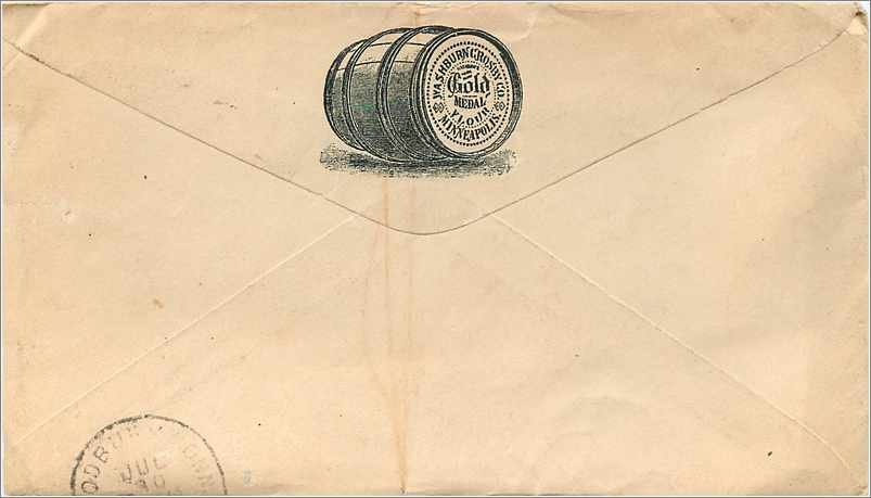 Lettre Cover Etats-Unis 2c Dewell Grocers New Haven 1902 — Back