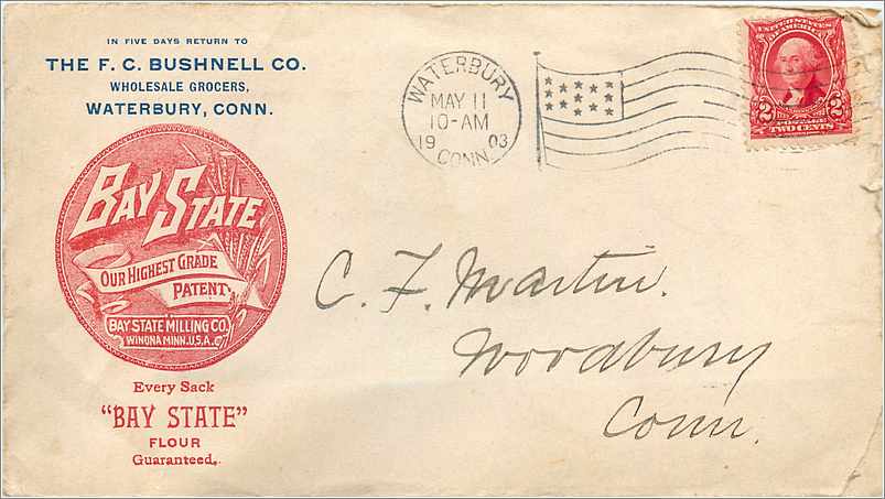 Lettre Cover Etats-Unis 2c Bay State Milling Co Winona Minn 1903