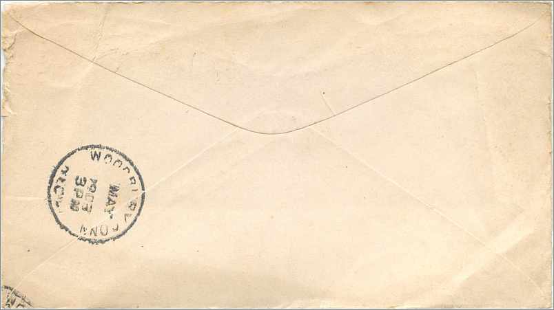 Lettre Cover Etats-Unis 2c Bay State Milling Co Winona Minn 1903 — Rückseite