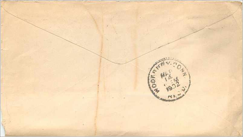 Lettre Cover Etats-Unis 2c Bradley Smith Co New Haven 1901 — Rückseite