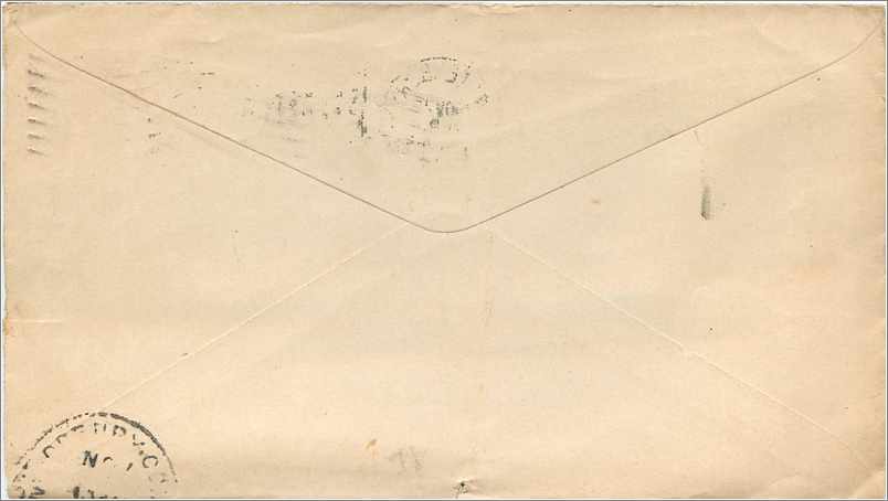 Lettre Cover Etats-Unis 2c Austin Nichols Grocers New York — Rückseite
