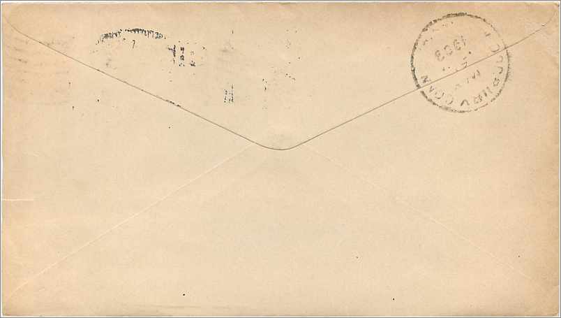 Lettre Cover Etats-Unis 2c Shute Merchant Fish Poisson Gloucester — Rückseite