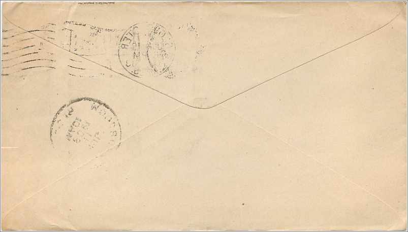 Lettre Cover Etats-Unis 2c Shute Merchant Fish Poisson Gloucester — Rückseite
