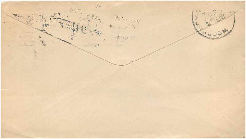 Lettre Cover Etats-Unis 2c Bay State Winona Minn 1902 Waterbury — Verso