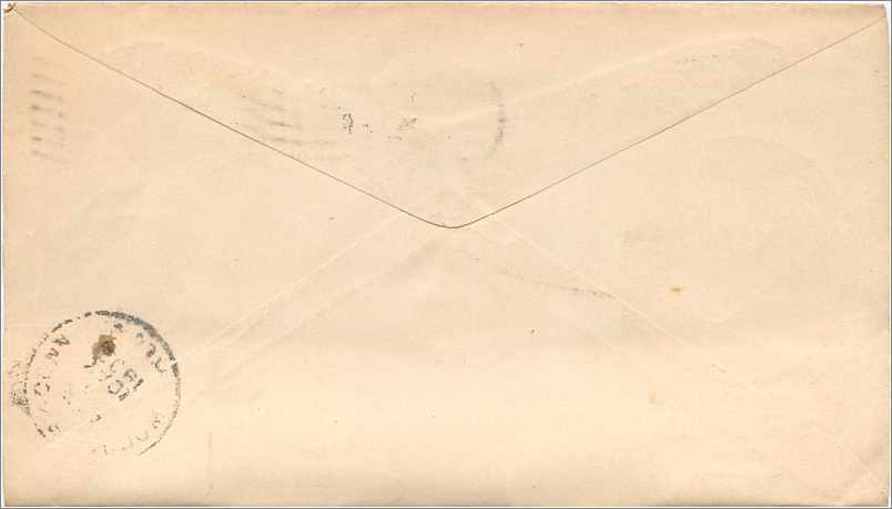 Lettre Cover Etats-Unis 2c Bay State Winona Minn 1902 Waterbury — Rückseite