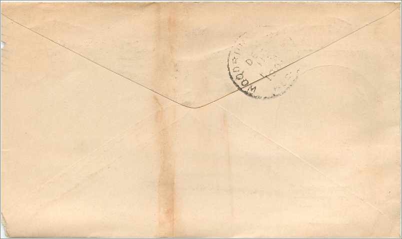Lettre Cover Etats-Unis 2c Bay State Winona Minn 1902 Waterbury — Rückseite