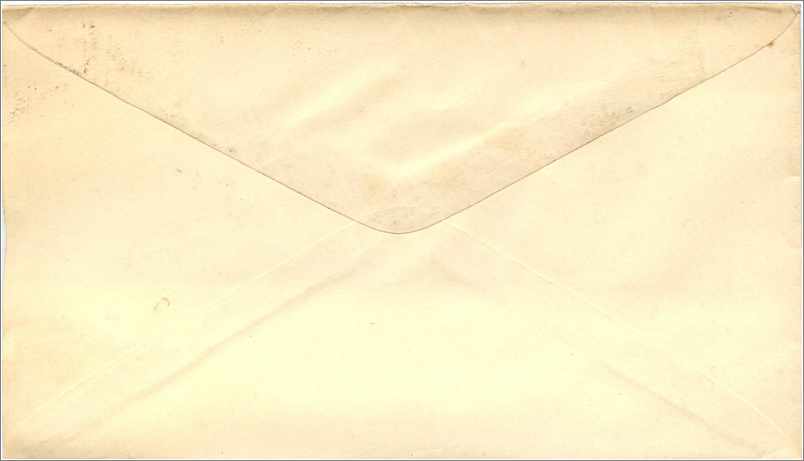 Lettre Cover Etats-Unis 3c  — Verso
