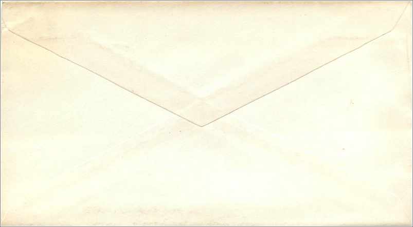 Lettre Cover Etats-Unis 3c  — Verso