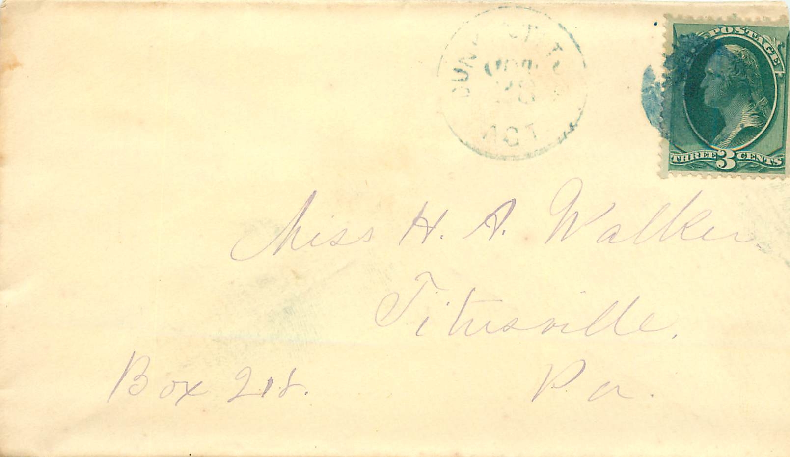Lettre Cover Etats-Unis 3c 