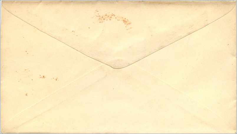 Lettre Cover Etats-Unis 3c  — Verso