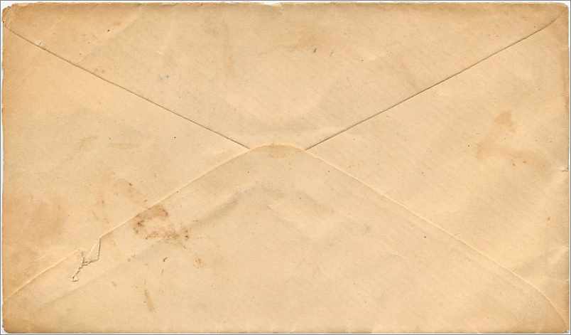 Lettre Cover Etats-Unis 3c  — Rückseite
