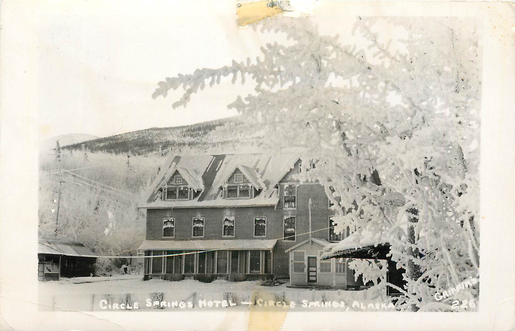 CPM Circle Springs Hotel Alaska 1960