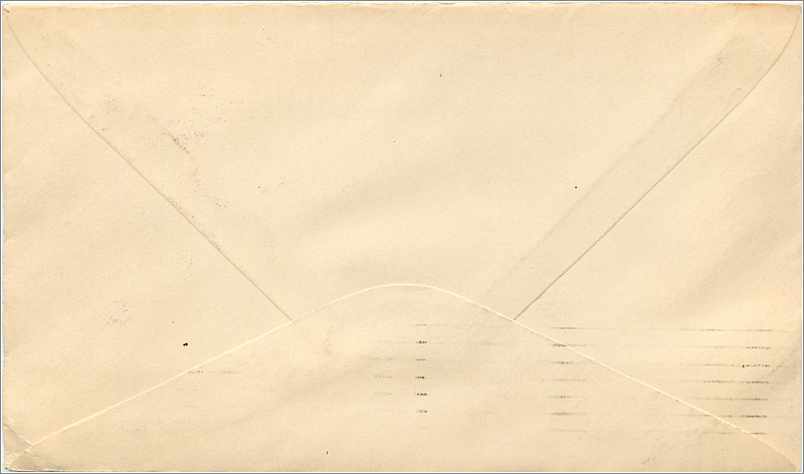 Lettre Cover Etats-Unis US Sea Post 1933 SS Washington — Rückseite