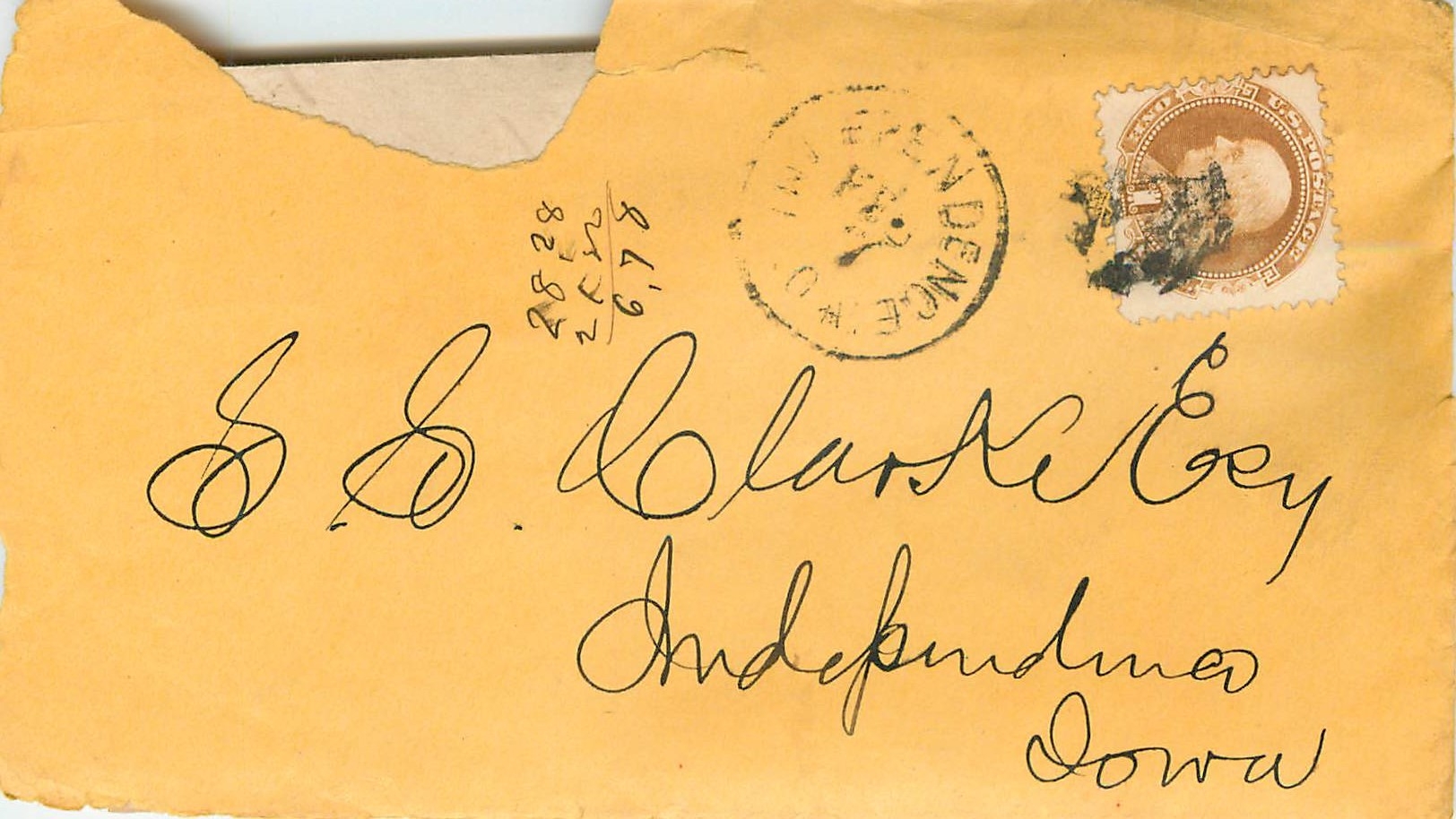 Lettre Cover Etats-Unis 1c 1870 RARE 