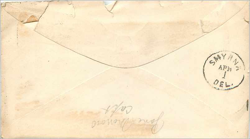 Lettre Cover Etats-Unis 2c Tygery Fertilizers 1886 — Rückseite