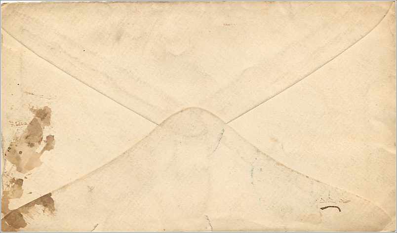 Lettre Cover Etats-Unis 3c Baltimore 1864 — Verso