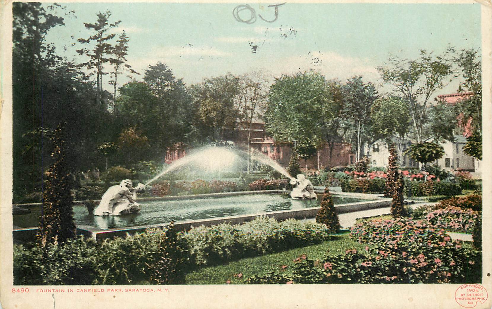 CPA Fountain in Canfield Park Saratoga NY