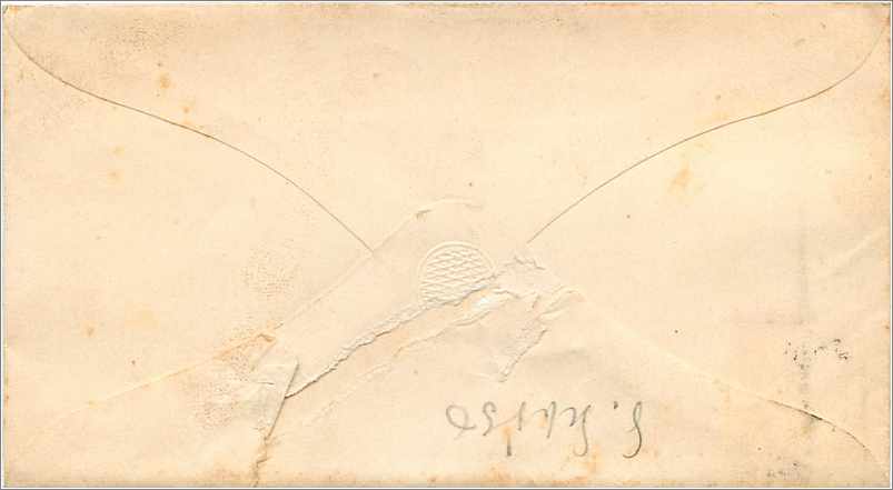Carte postale à l'adresse de Horatio S. Smith, M.D., à Brooklyn, N.Y. — Boston, Massachusetts — timbre 3 cents et cachet postal — Rückseite