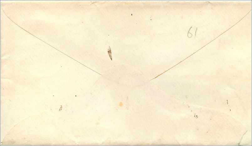 Lettre Cover Etats-Unis 3c Mansfirld — Rückseite