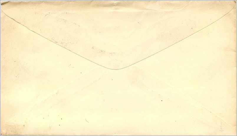 Lettre Cover Etats-Unis 3c Dover — Verso