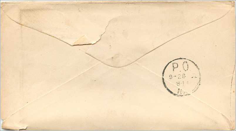 Lettre Cover Etats-Unis 3c Jewelry Bijoux Providence — Rückseite