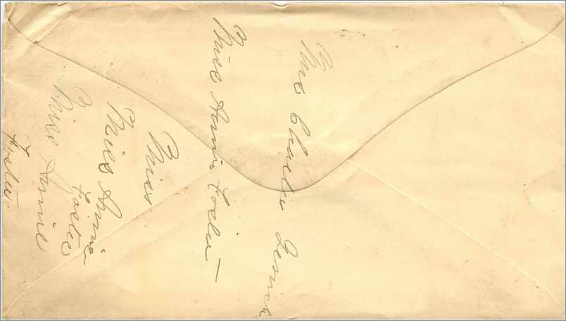 Sanbornnton Bridge — carte postale avec timbre et cachet — éditeur inconnu, n° de série non visible — Rückseite