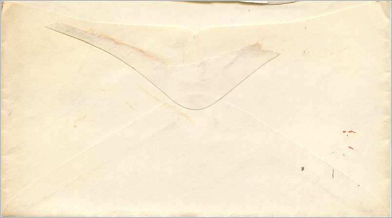 Carte postale envoyée de Canandaigua, N.Y. — timbre 3 cents George Washington — destinataire à Boston, Mass. — Rückseite