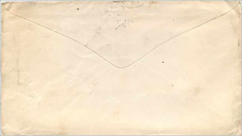 Lettre Cover Etats-Unis 3c La Porte — Rückseite