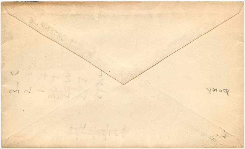 Lettre Cover Etats-Unis 3c Worcester — Verso