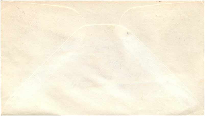 Lettre Cover Etats-Unis FDC Lincoln 19 NOV 1954  — Rückseite