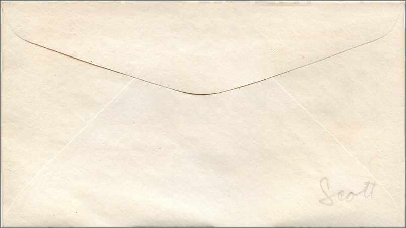 Lettre Cover Etats-Unis FDC Alfred Smith 26 NOV 1945 New York — Rückseite