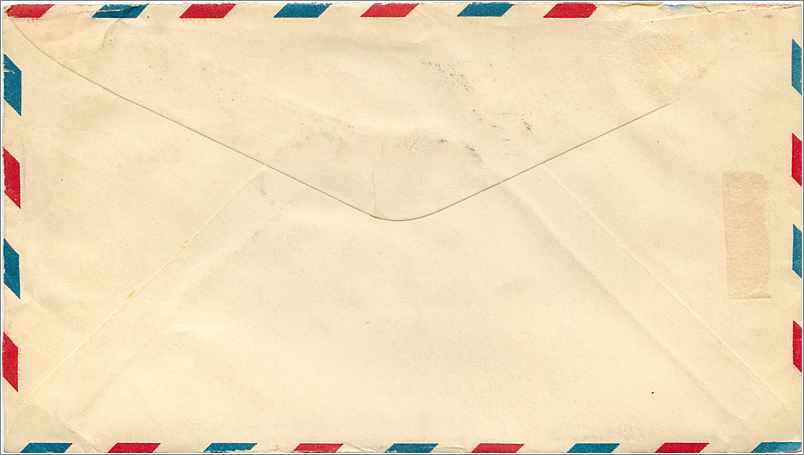 Lettre Cover Etats-Unis 5c stationay Jones Barry 1937 — Rückseite