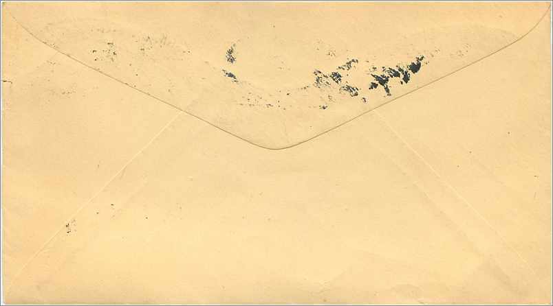 Lettre Cover Etats-Unis Stationary 3c New York 1933 — Rückseite