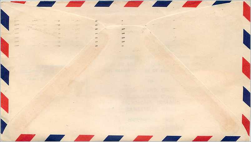 Lettre Cover Etats-Unis NOV 1 1947 Buckeye Hoosier   — Verso
